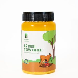 Organic A2 desi cow ghee  –  (200 ml)