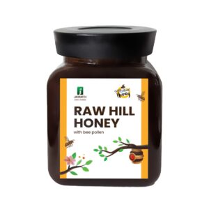 Raw Hill Honey with Bee pollen – Wild Collection Honey (700gm)